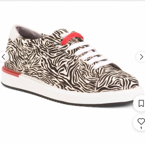 Hush puppy bounce plus animal printed hair,  calf design sneakers size 9 NEW - Picture 1 of 9